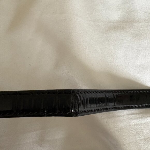 Coach Poppy 2way Shoulder Bag Red Blue Tartan Plaid Signature Canvas Patent Trim - Picture 14 of 16